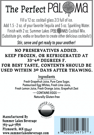 Luna Paloma back label